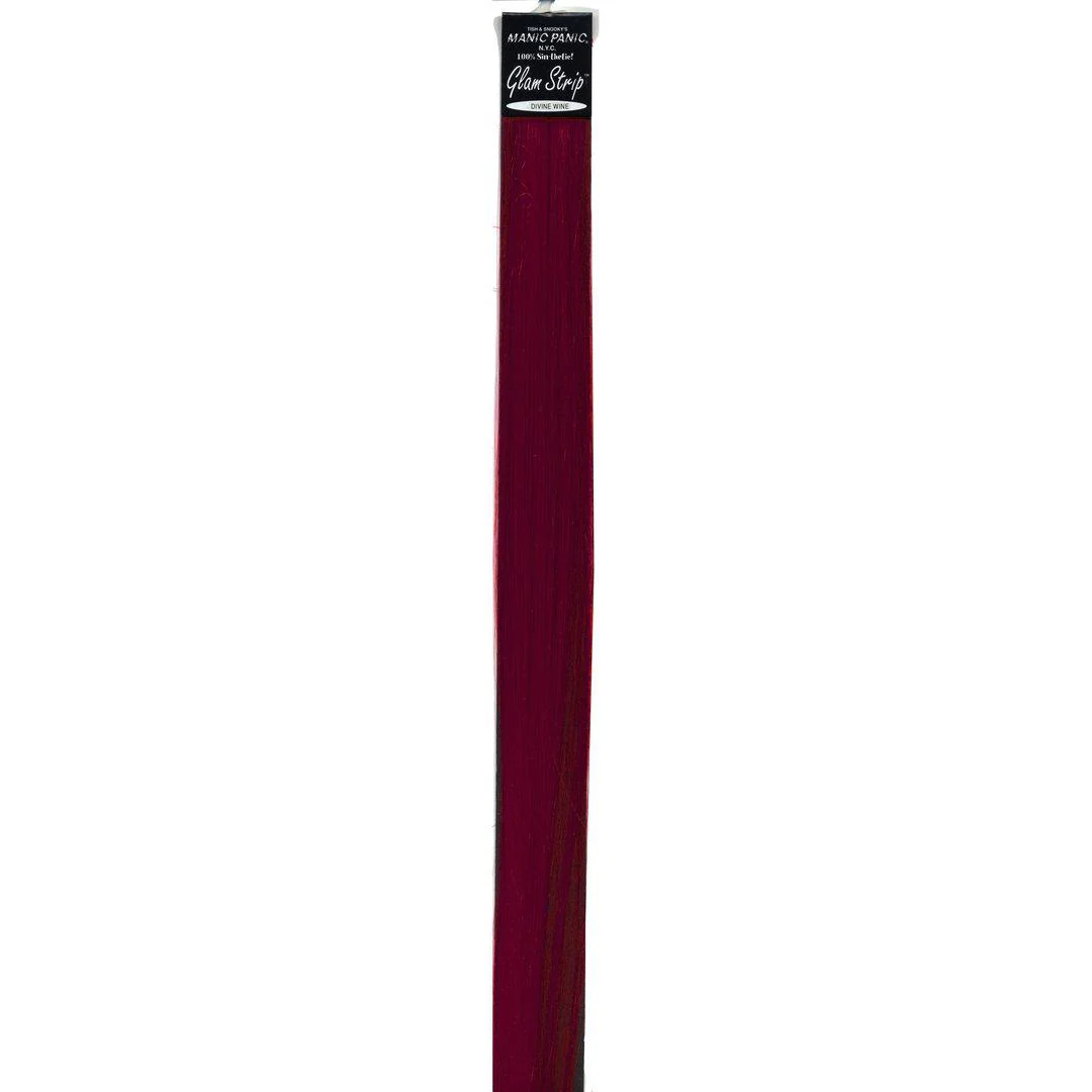 Glam Strips® Clip-In Hair Extensions - Divine Wine® - 18"