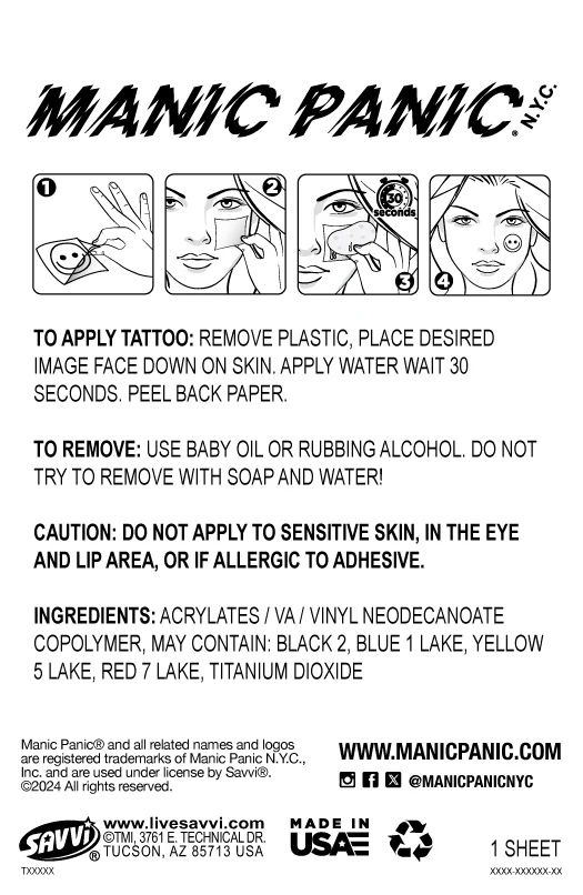 Manic Panic® Downtown Diva ™ Tattoo Pouch - Image 6